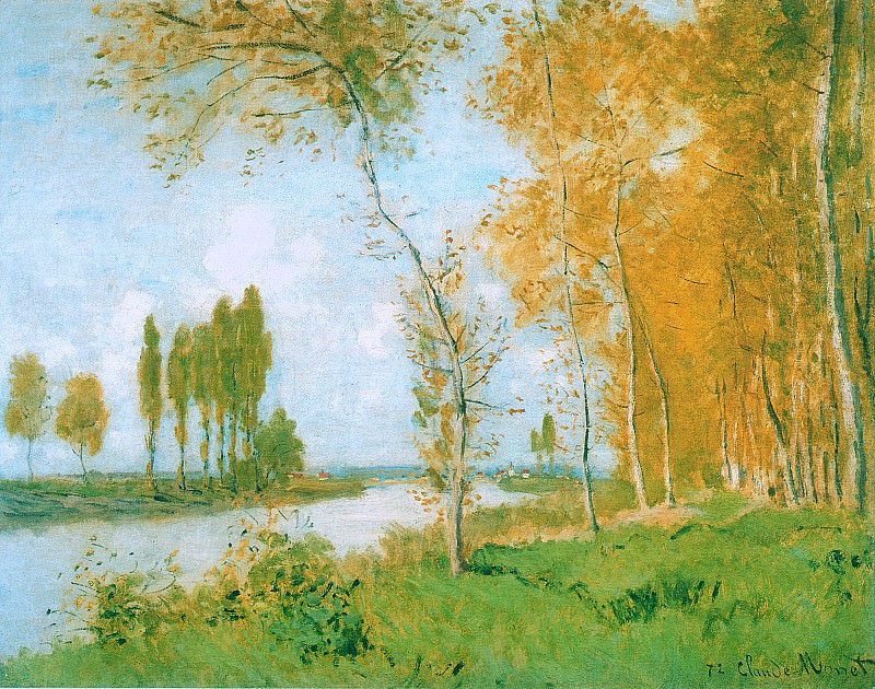 The Spring in Argentuil, Claude Oscar Monet