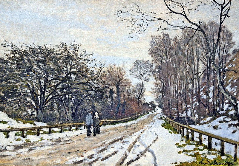 The Road to the Farm of Saint-Simeon, Claude Oscar Monet