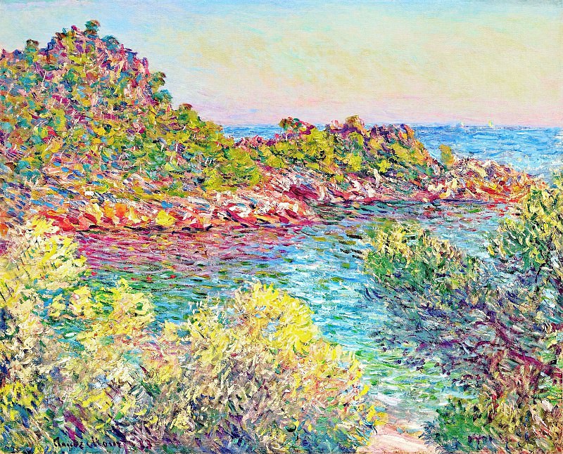 Landscape near Montecarlo, Claude Oscar Monet