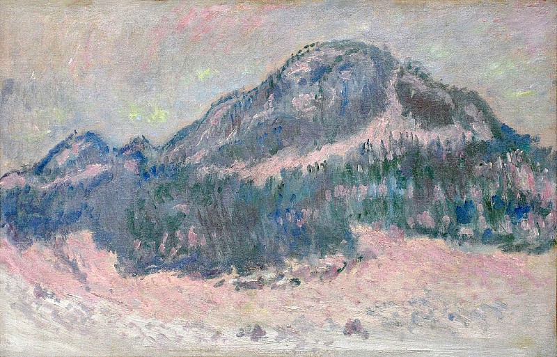 Mount Kolsaas, Rose Reflection, Claude Oscar Monet