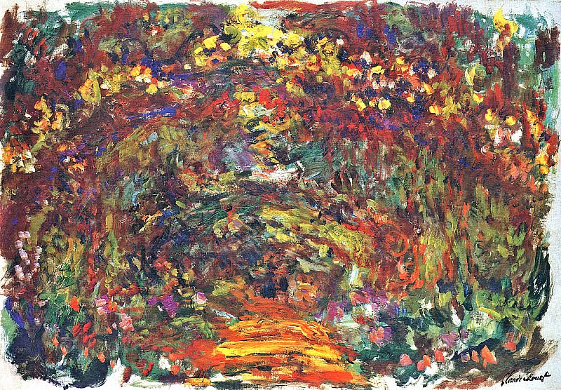 Path under the Rose Trellises, Giverny, Claude Oscar Monet