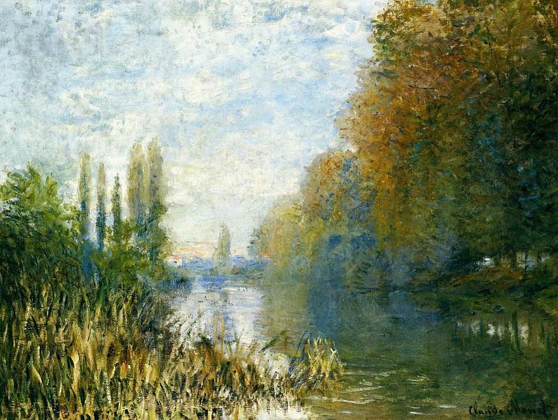 The Banks of The Seine in Autumn, Claude Oscar Monet