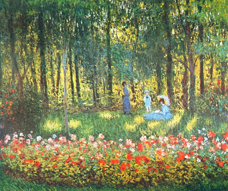 The ArtistвЂ™s Family in the Garden, Claude Oscar Monet