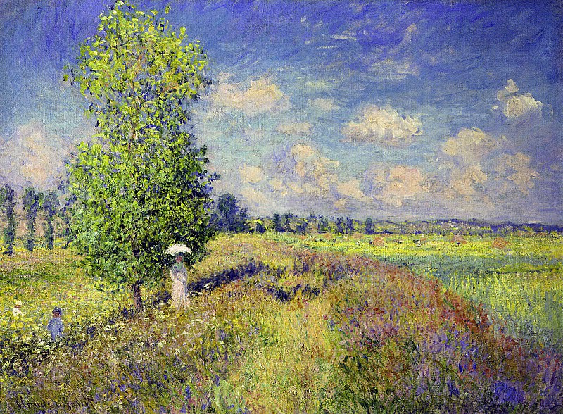 The Summer, Poppy Field, Claude Oscar Monet