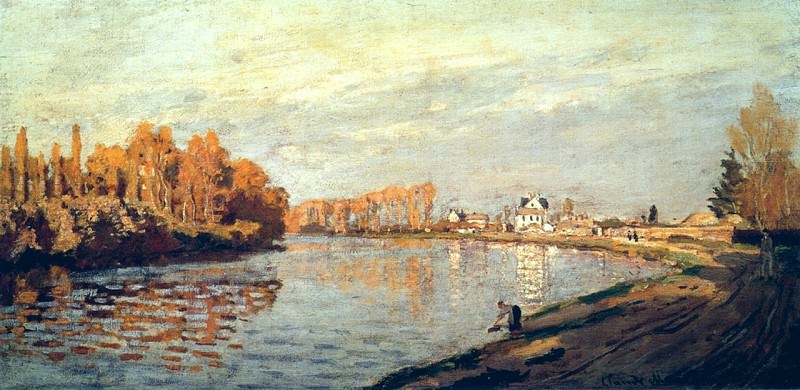 The Seine near Bougival, Claude Oscar Monet