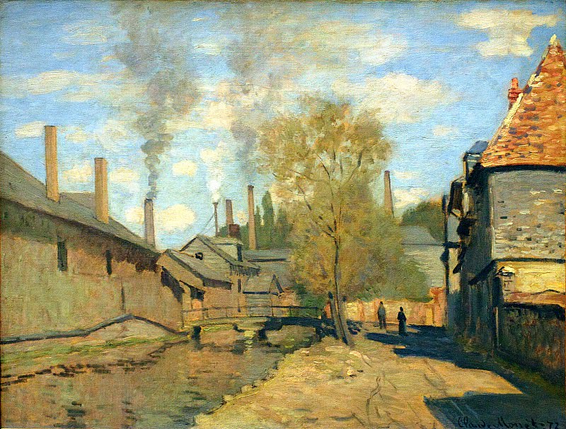 The Robec Stream, Rouen, Claude Oscar Monet
