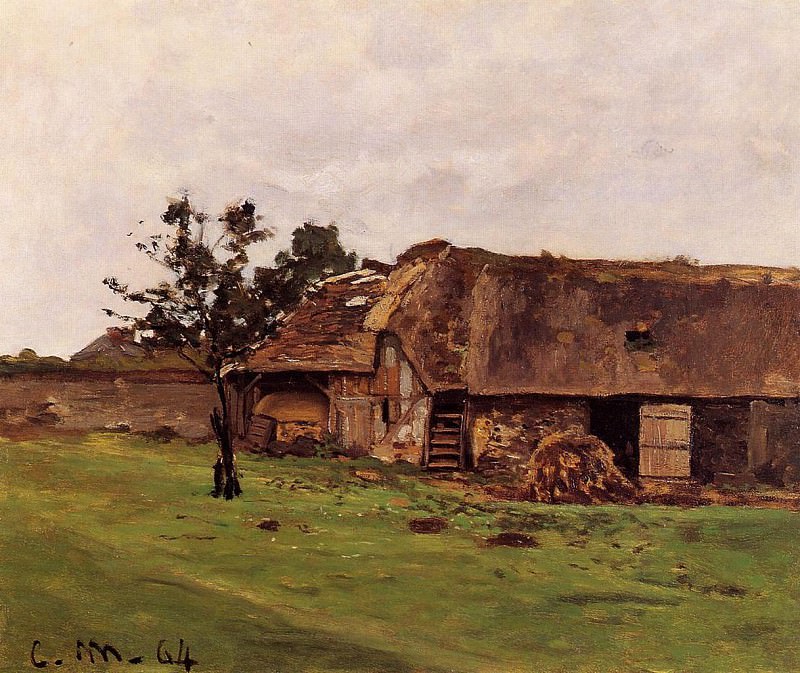 Farm near Honfleur, Claude Oscar Monet
