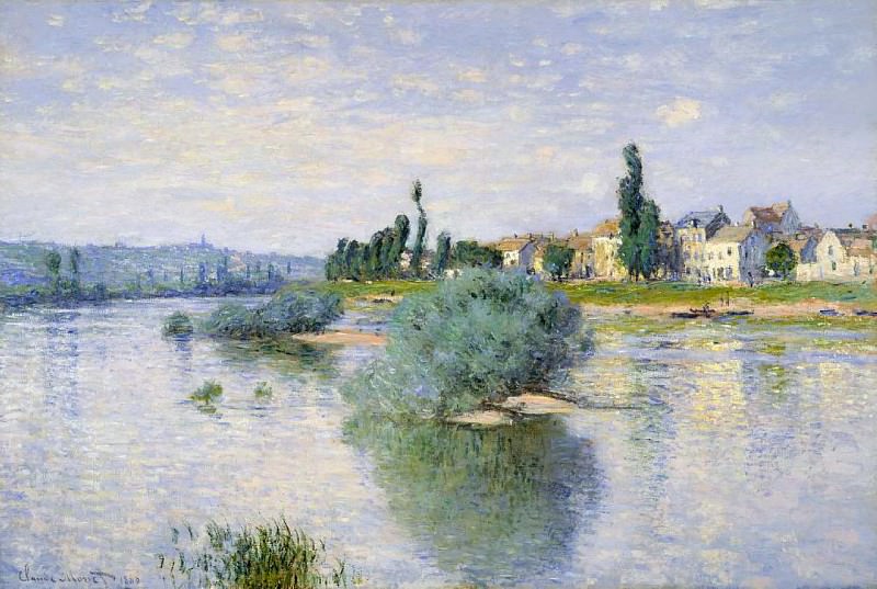 The Seine at Lavacourt, Claude Oscar Monet