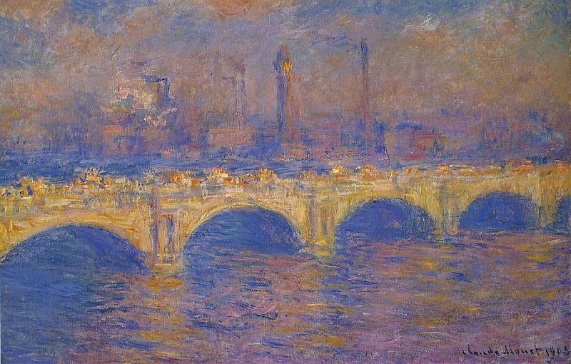 Waterloo Bridge, Sunlight Effect 4, Claude Oscar Monet