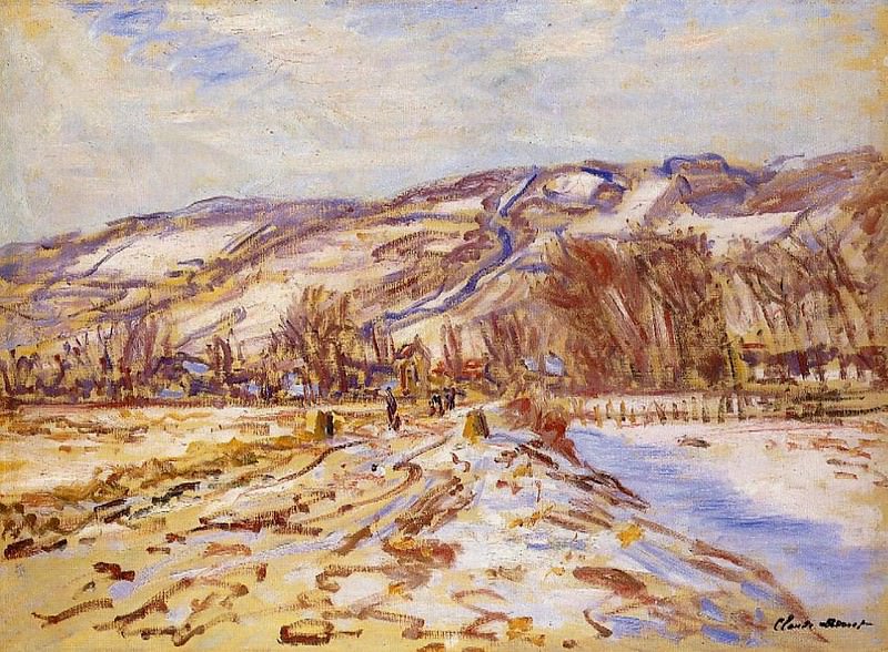 Winter at Giverny, Claude Oscar Monet