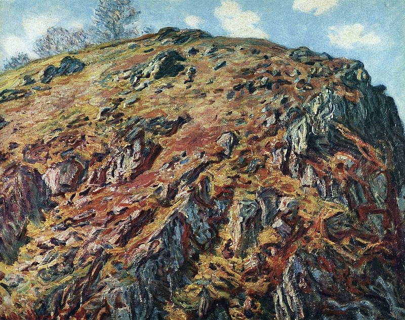 Study of Rocks, Claude Oscar Monet