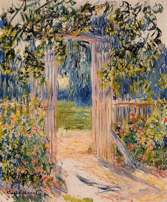 The Garden Gate, Claude Oscar Monet