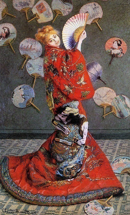 Камилла Моне в японском костюме, Клод Оскар Моне