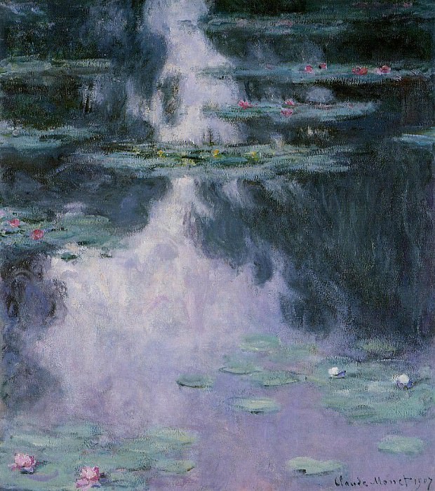 Водяные лилии, 1907 06, Клод Оскар Моне