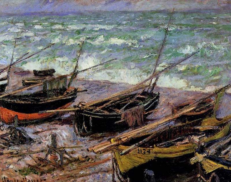 Fishing Boats, Claude Oscar Monet