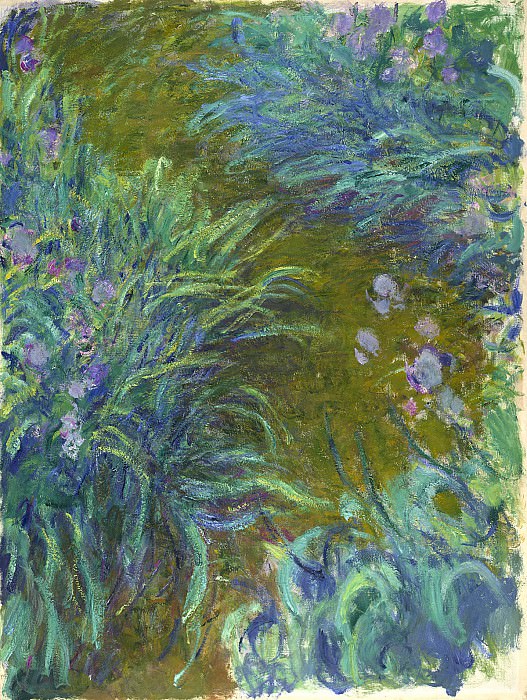 Path through the Irises 02, Claude Oscar Monet