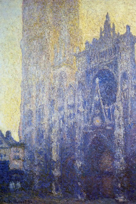Rouen Cathedral, the Portal, Morning Effect, Claude Oscar Monet