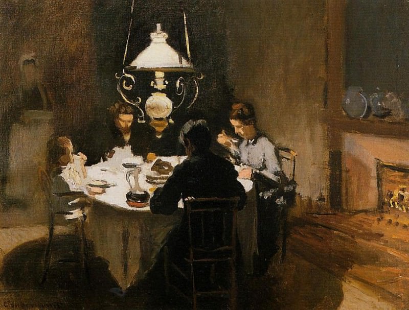 The Dinner, Claude Oscar Monet