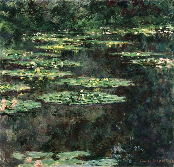 Водяные лилии, 1904 04, Клод Оскар Моне