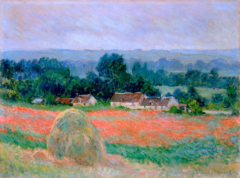 Haystack at Giverny, Claude Oscar Monet