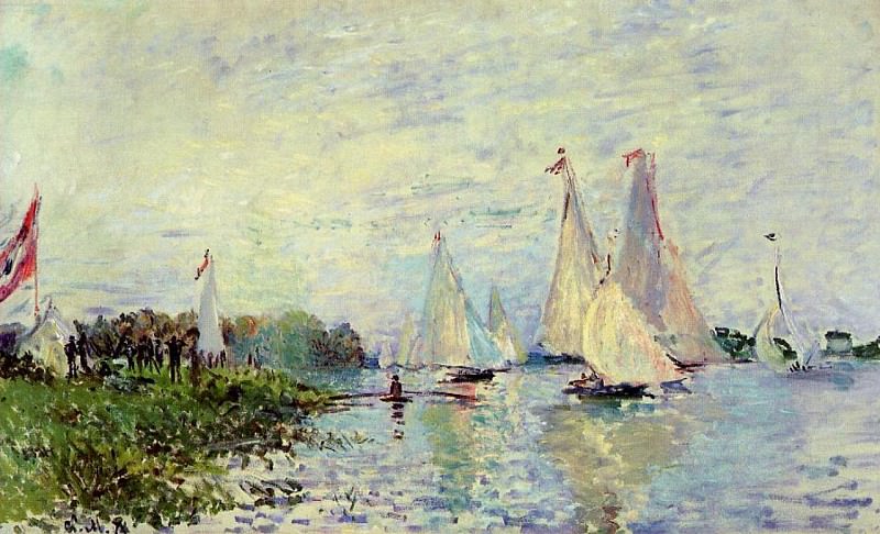 Regatta at Argenteuil, Claude Oscar Monet