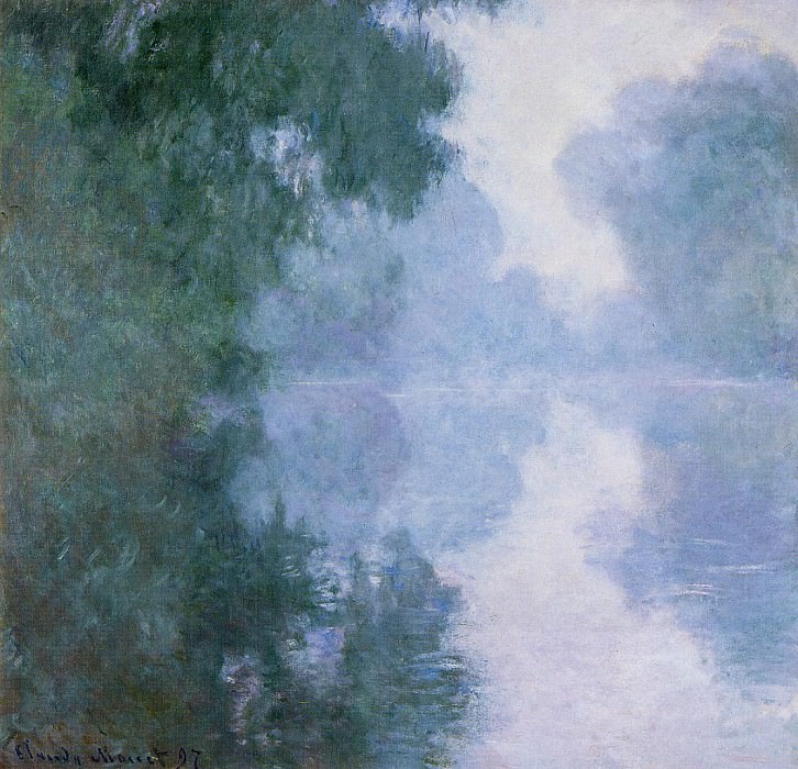 Morning on the Seine near Giverny, the Fog, Claude Oscar Monet