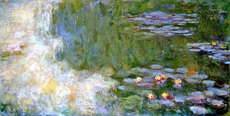 Пруд с водяными лилиями, 1917-19 01, Клод Оскар Моне