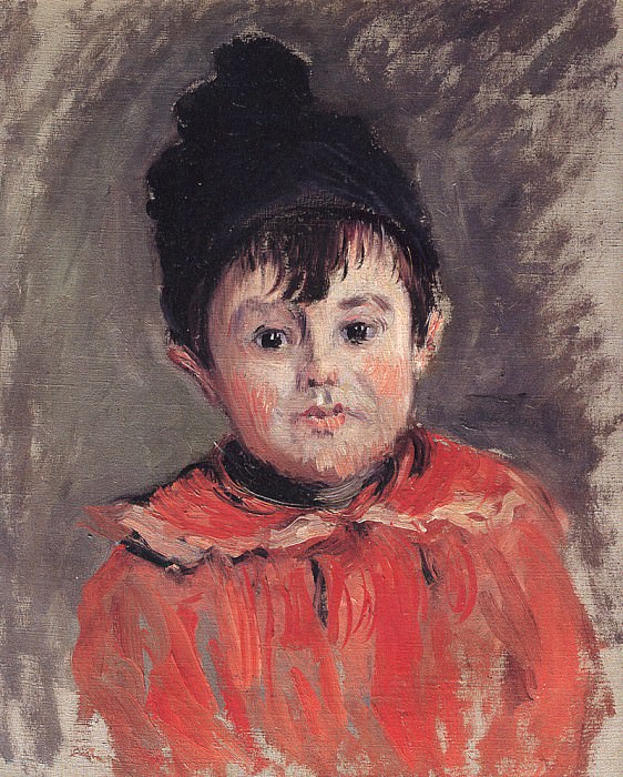 Portrait of Michael with Hat and Pom Pom, Claude Oscar Monet