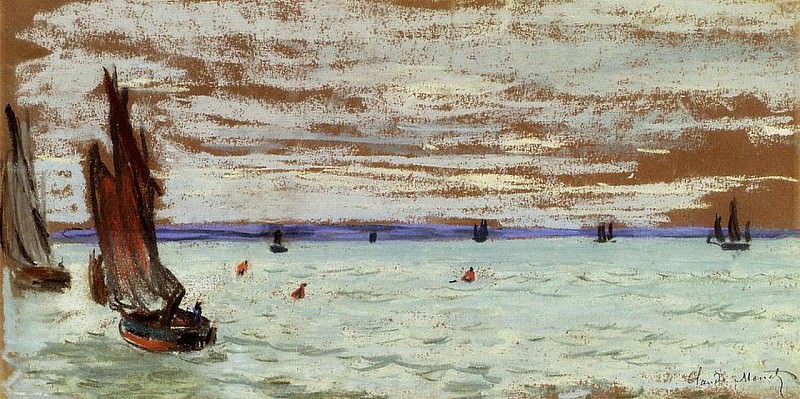 Open Sea, Claude Oscar Monet