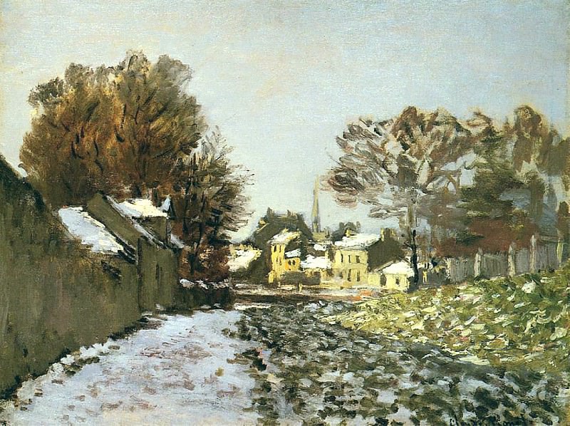 Snow at Argenteuil, Claude Oscar Monet