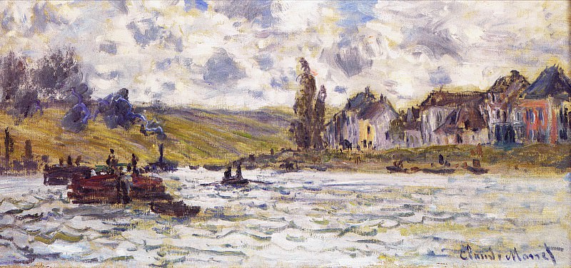 The Village of Lavacourt, 1878 1, Claude Oscar Monet