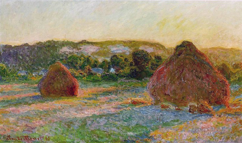 Haytstacks , Claude Oscar Monet