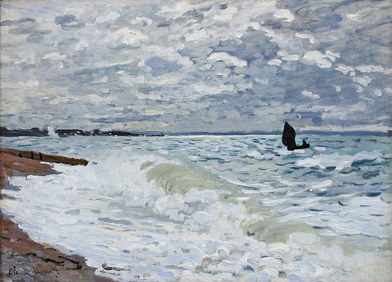 The Sea at Saint-Adresse, Claude Oscar Monet