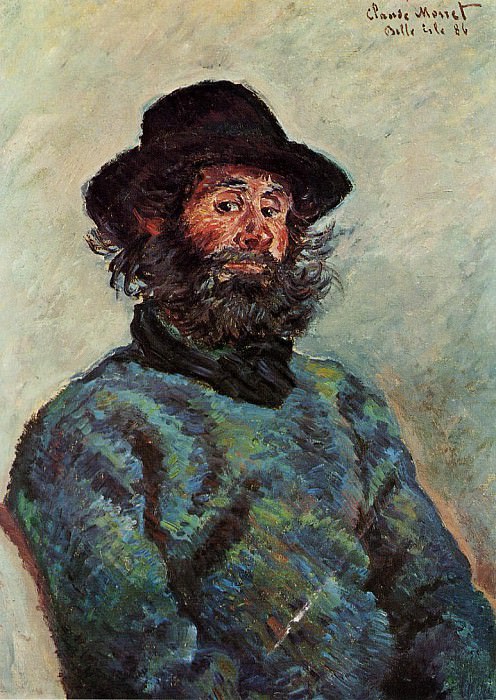 Portrait of Poly, fisherman at Kervillaouen, Claude Oscar Monet