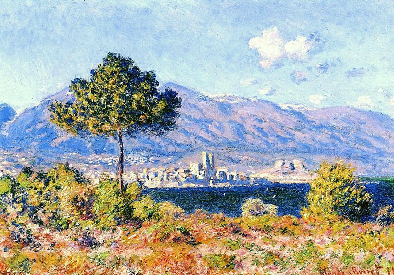 View of Antibes from the Plateau Notre-Dame, Claude Oscar Monet
