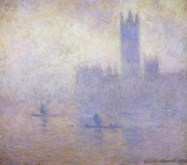 Houses of Parliament, Fog Effect, Claude Oscar Monet