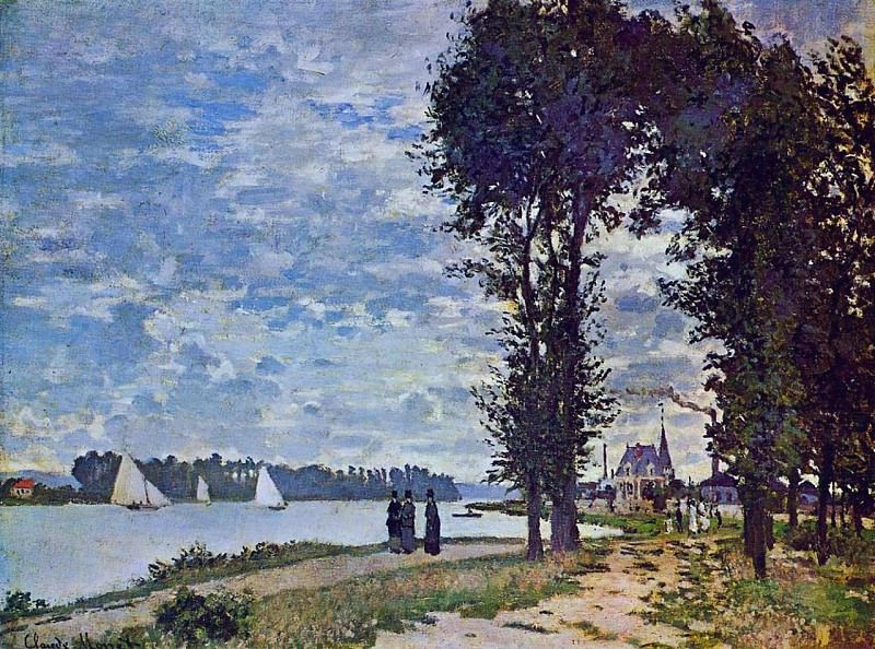 The Banks of the Seine at Argenteuil, Claude Oscar Monet