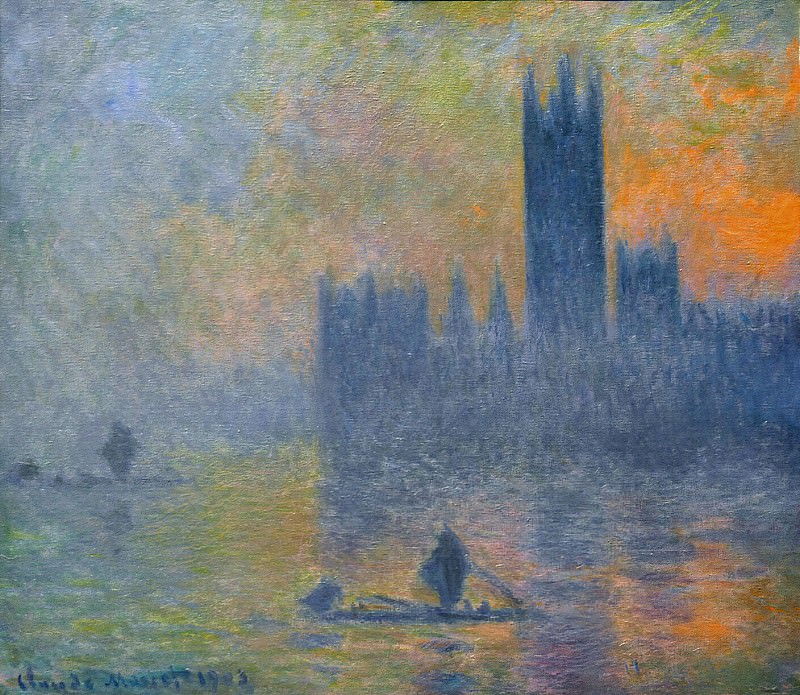 Houses of Parliament, Fog Effect, Claude Oscar Monet