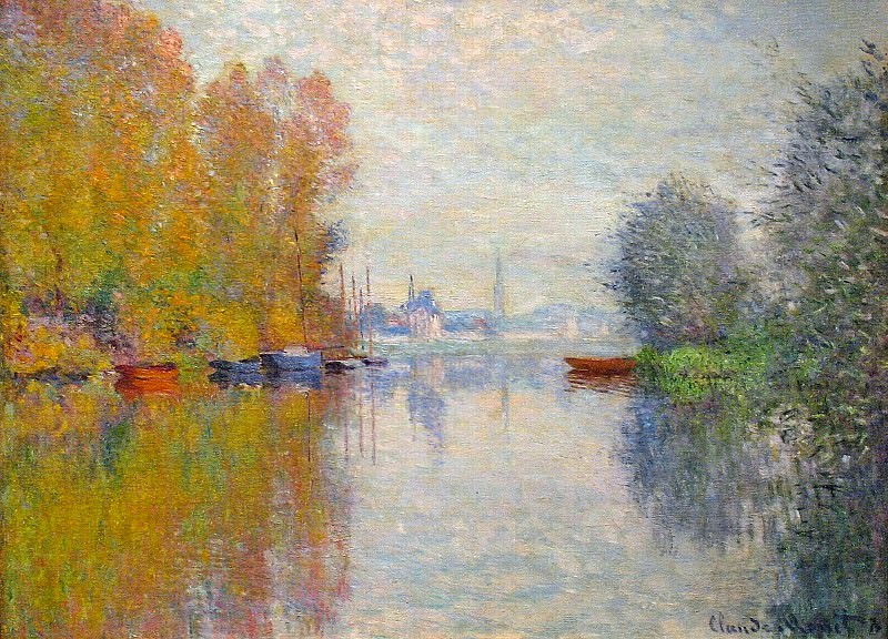Autumn on the Seine at Argenteuil, Claude Oscar Monet
