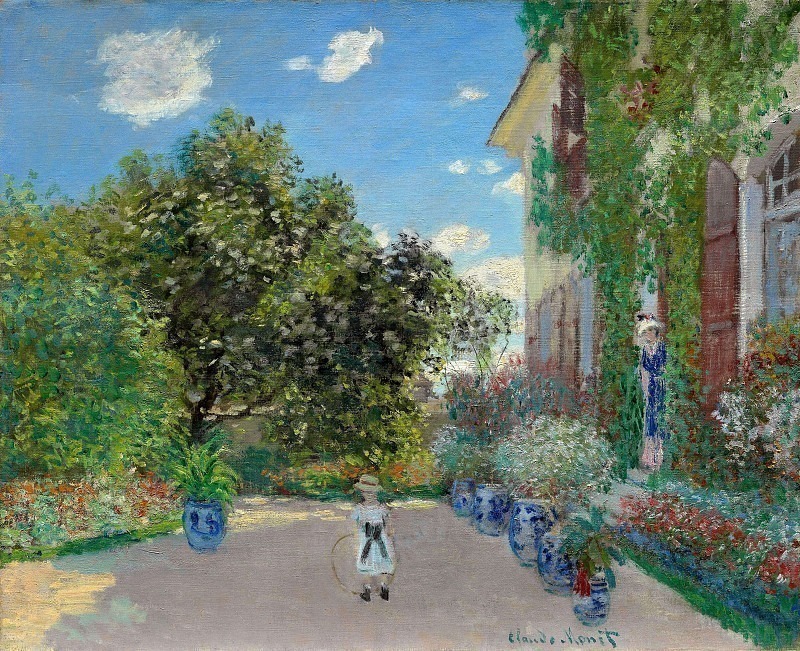 The Artist’s House at Argenteuil, Claude Oscar Monet