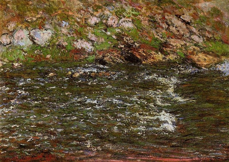 Torrent of the Petite Creuse at Freeselines, Claude Oscar Monet