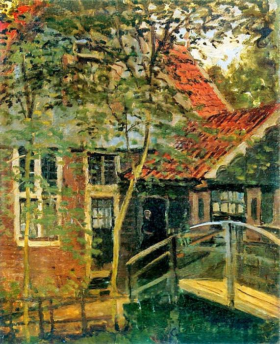 Zaandam, Little Bridge, Claude Oscar Monet