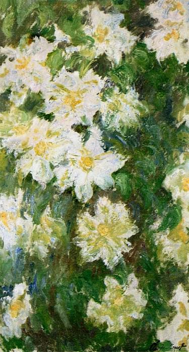 White Clematis, Claude Oscar Monet