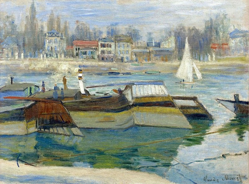 The Seine at Asnieres 03, Claude Oscar Monet