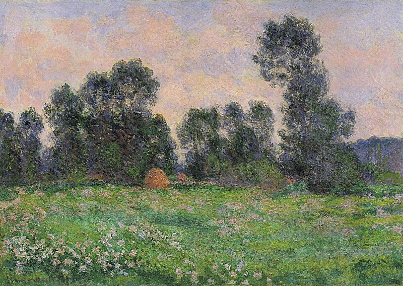 Meadow in Giverny, Claude Oscar Monet