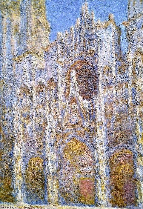 Rouen Cathedral, Sunlight Effect, Claude Oscar Monet