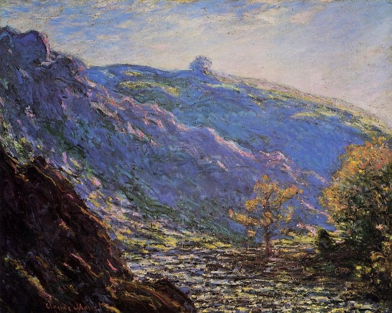 The Old Tree, Sunlight on the Petit Cruese, Claude Oscar Monet