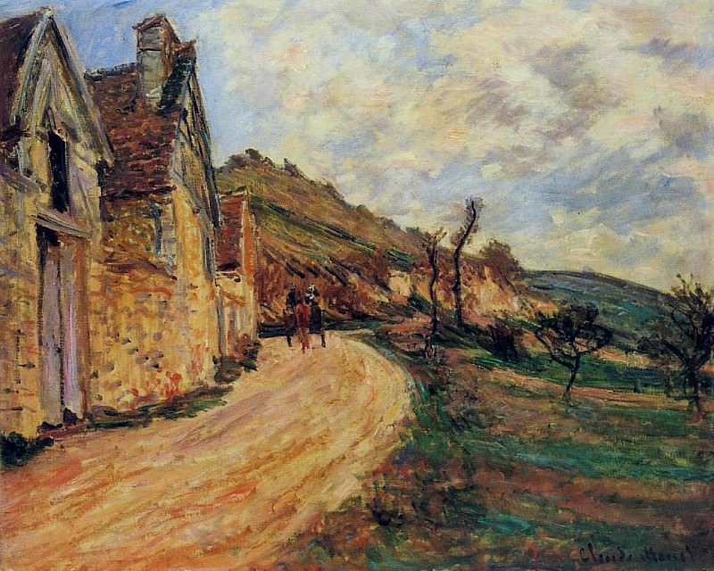 Les Roches at Falaise near Giverny, Claude Oscar Monet