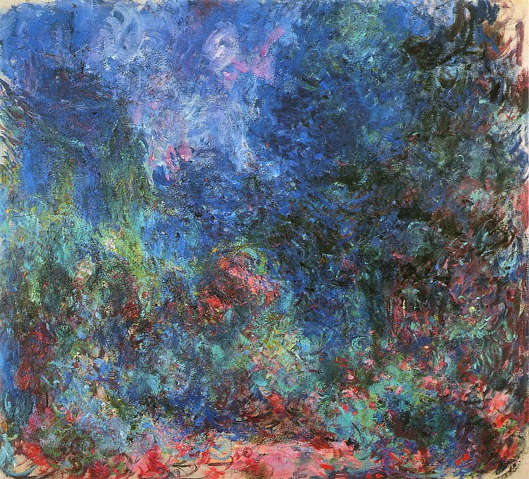 The ArtistвЂ™s House, View from the Rose Garden 02, Claude Oscar Monet