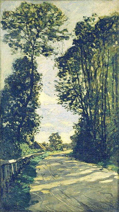Road to the Saint-Simeon Farm, Claude Oscar Monet